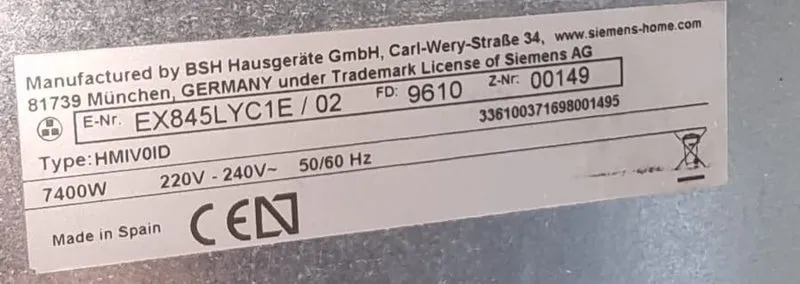 Ceranfeld Siemens EX845LYC1E iQ700 Autarkes Induktionskochfeld Glaskeramik 80cm