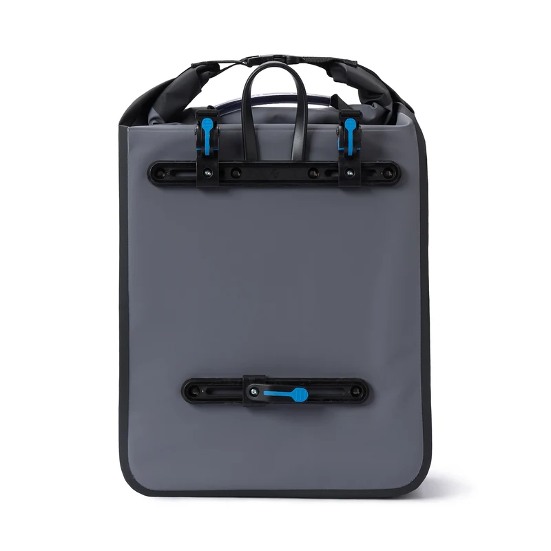 Fahrrad Gepäck Tasche wasserfest - Gepäckträger Packtasche - 23L - Grau