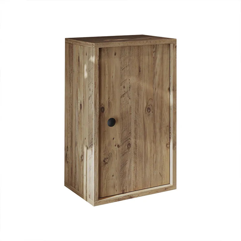 Roomart 4-teiliges Badmöbel-Set GUSTO, 120 cm, mit ovalem Waschbecken und Hochschrank, in 2 Farben