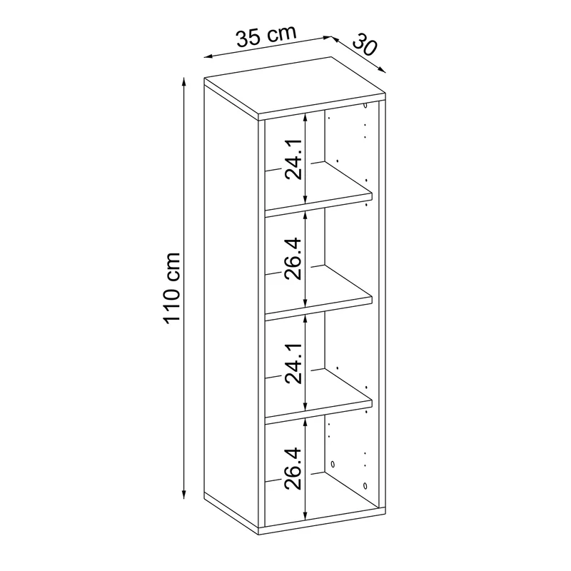 Roomart Badmöbel-Set GUSTO 105 cm, 4-teilig mit Keramik-Waschbecken und Spiegelschrank in 2 Farben
