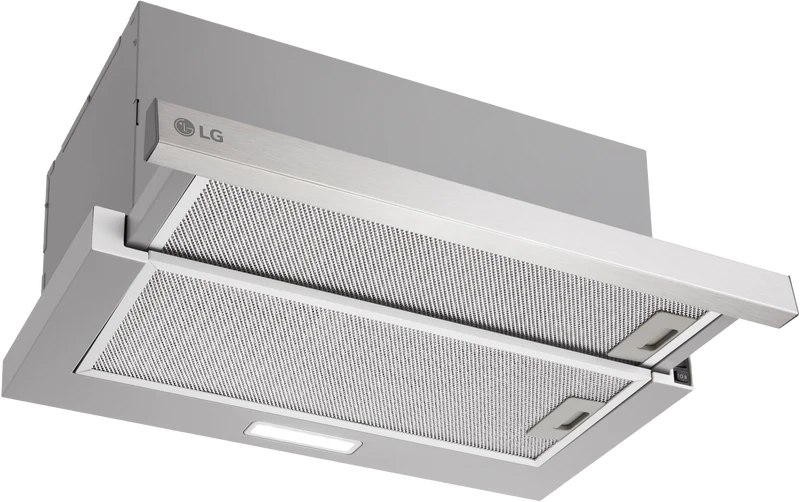LG 60cm Telescopic Slideout Stainless Rangehood