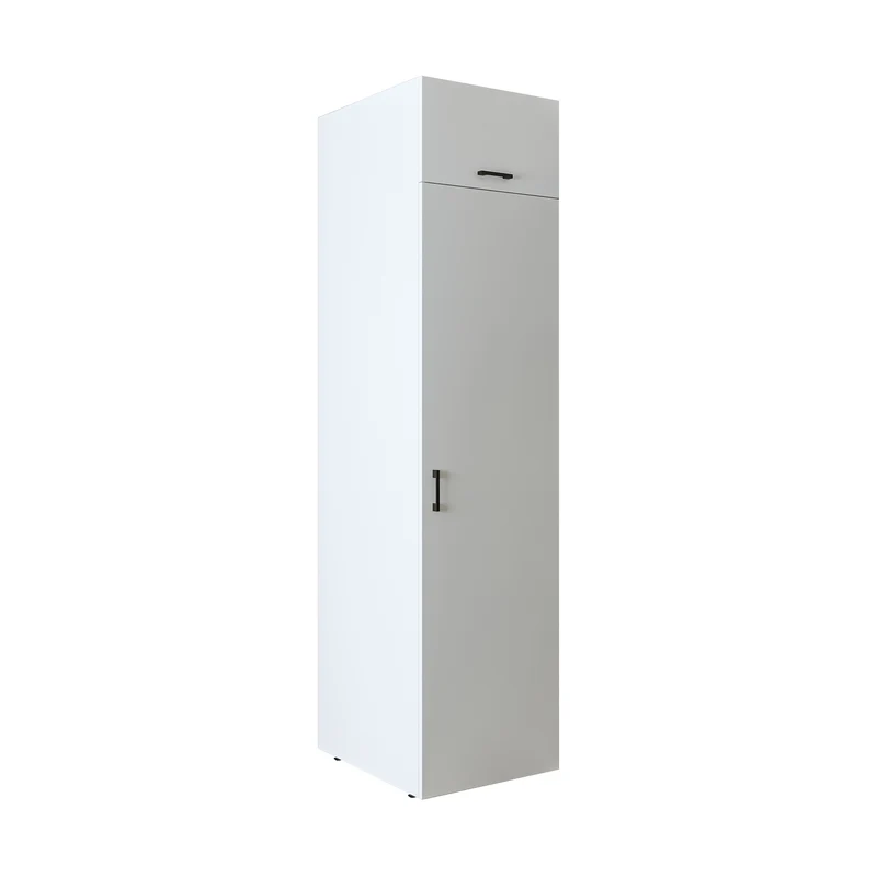 Roomart Hochschrank 60 cm für Waschküche, 205 cm hoch, Soft-Close, in 3 Farben