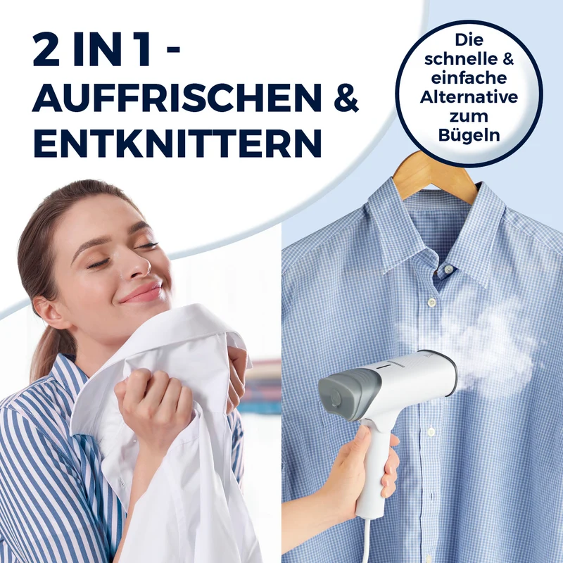 2in1-Dampfbürste