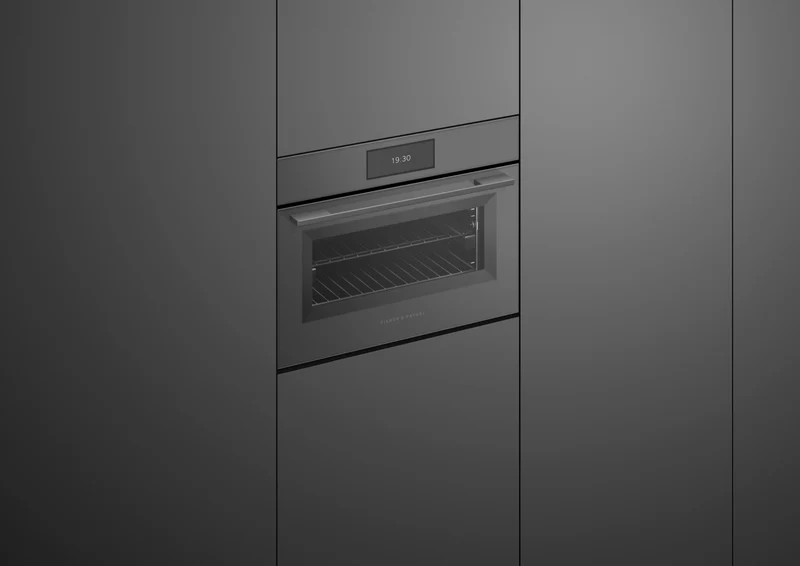 Fisher & Paykel 60cm Series 11 Minimal Compact Combi-Steam Oven, Grey Glass