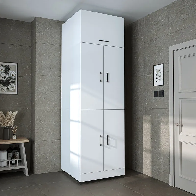 Roomart Waschmaschinenschrank DORA-II, 70 cm, für Waschmaschine und Trockner, in 5 Farben