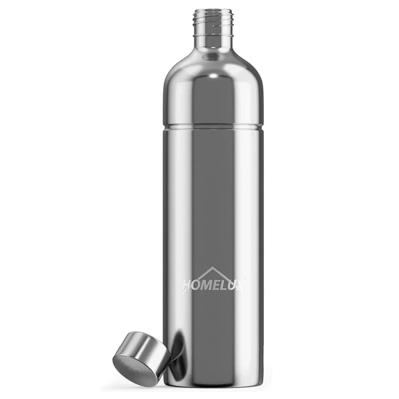 HOMELUX Sprudelwasser-Macher in Weiß, mit / ohne 1L PET-Flasche 316 Edelstahl-Behälter