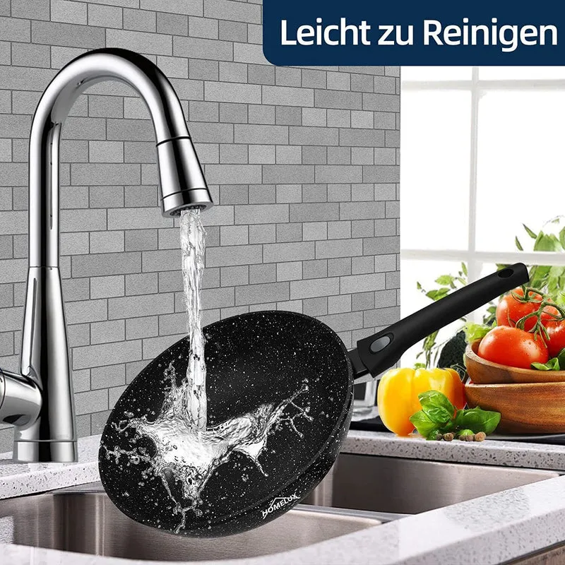 Wok Pfanne Wokpfanne Mit Deckel Abnehmbar induktion