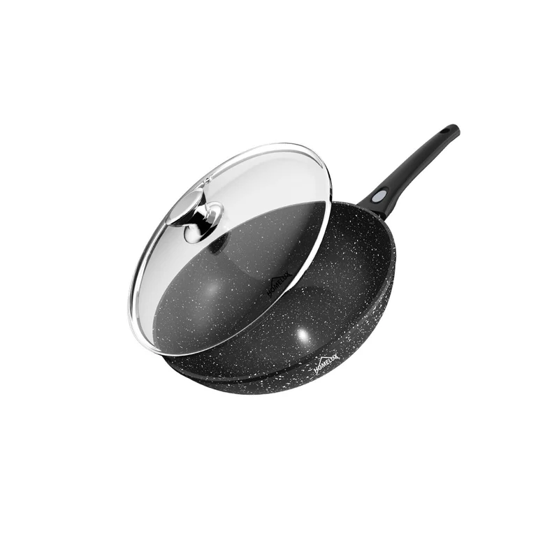 Wok Pfanne Wokpfanne Mit Deckel Abnehmbar induktion
