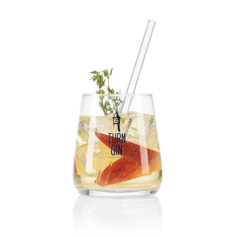 Glas mit Logo und Siegel - je 370 ml - 2er-Set