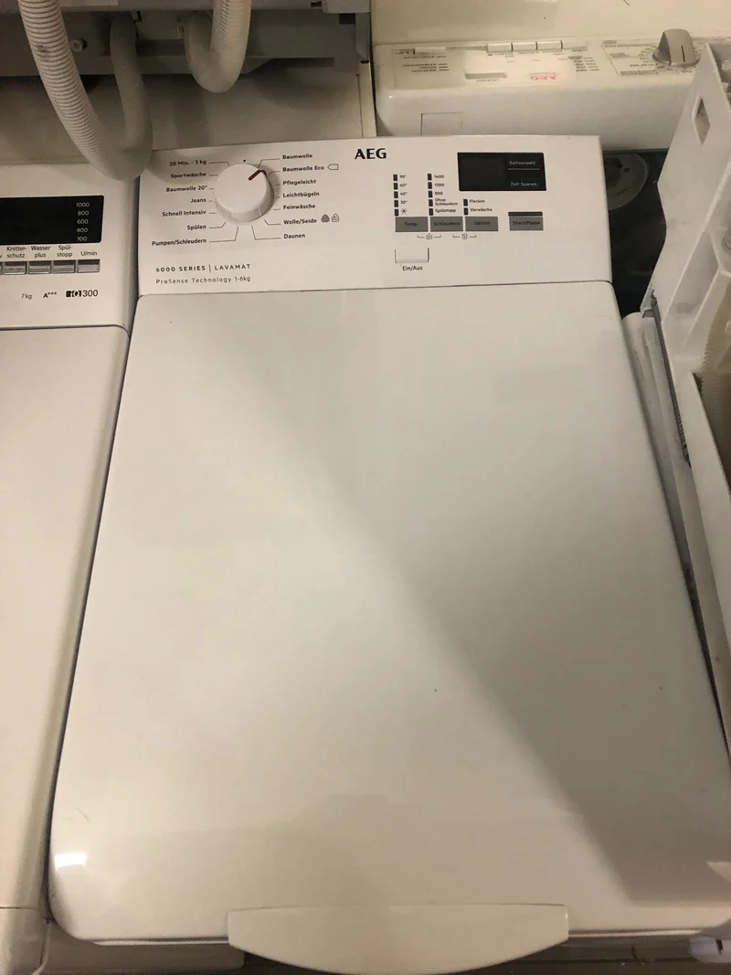 Waschmaschine AEG Toplader 6000 Series Lavamat ProSense Technology 1-6 kg