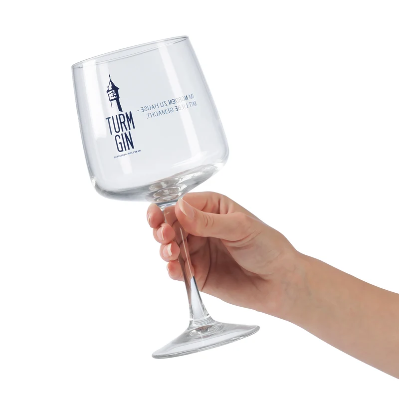 Copa Glas mit Logo und Schriftzug - 720 ml - 2er-Set