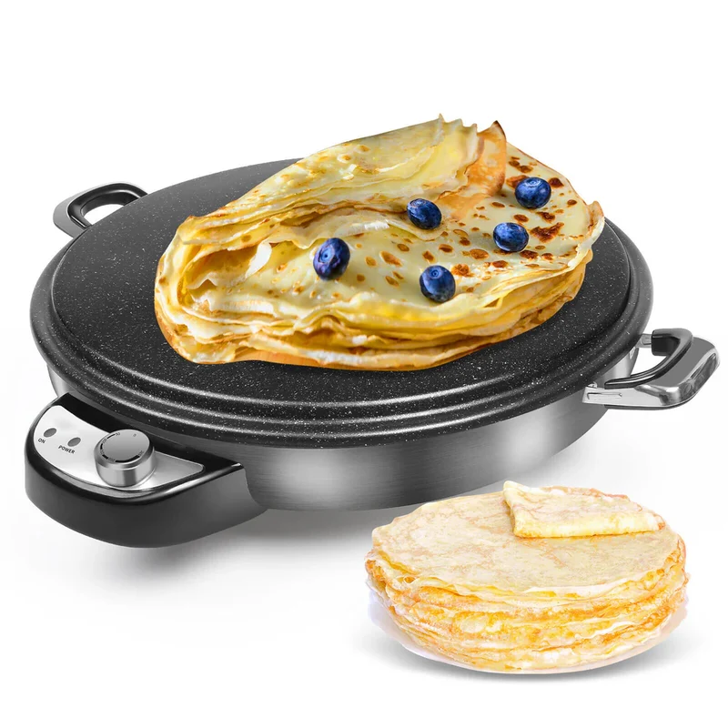 Crêpesmaker Ø50cm 230V 2300 W Fladenbäcker, große Backplatte, Temperaturregler
