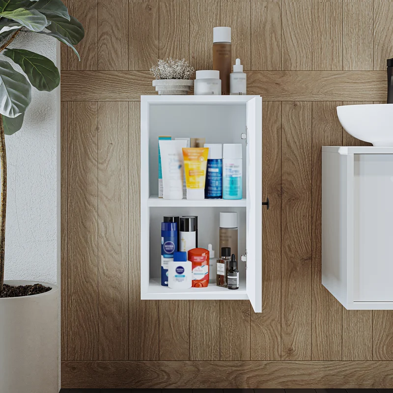 Roomart 4-teiliges Badmöbel-Set GUSTO, 75 cm, mit rundem Becken, in 2 Farben