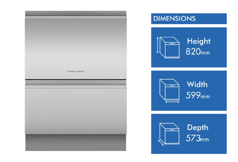 Fisher & Paykel Series 9, Contemporary Double DishDrawer Dishwasher