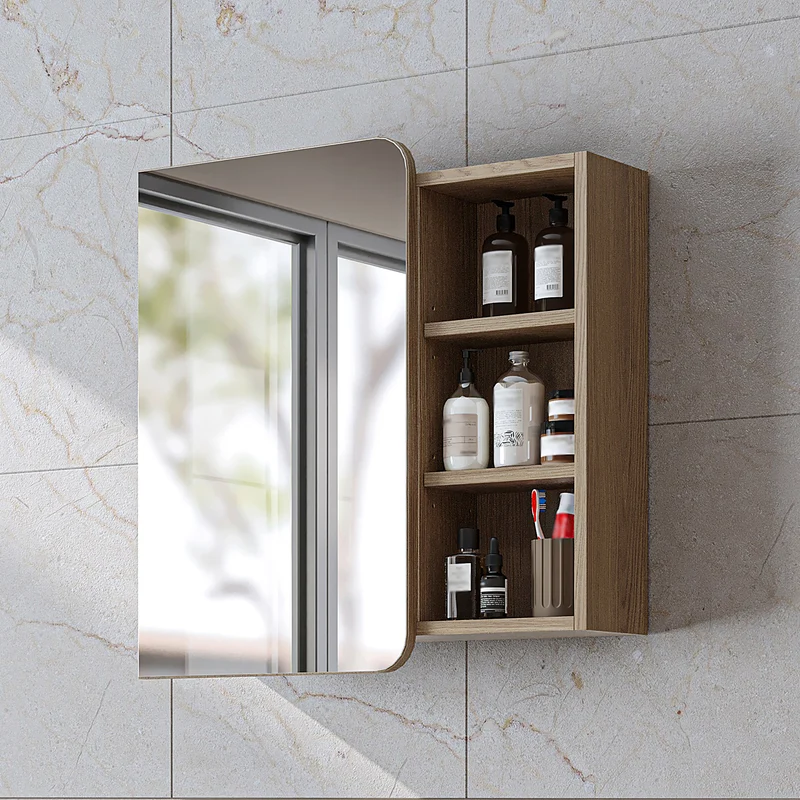 Roomart Badmöbel-Set LYCIA 72 cm, 4-teilig mit Spiegelschrank und Hochschrank, in 4 Farben