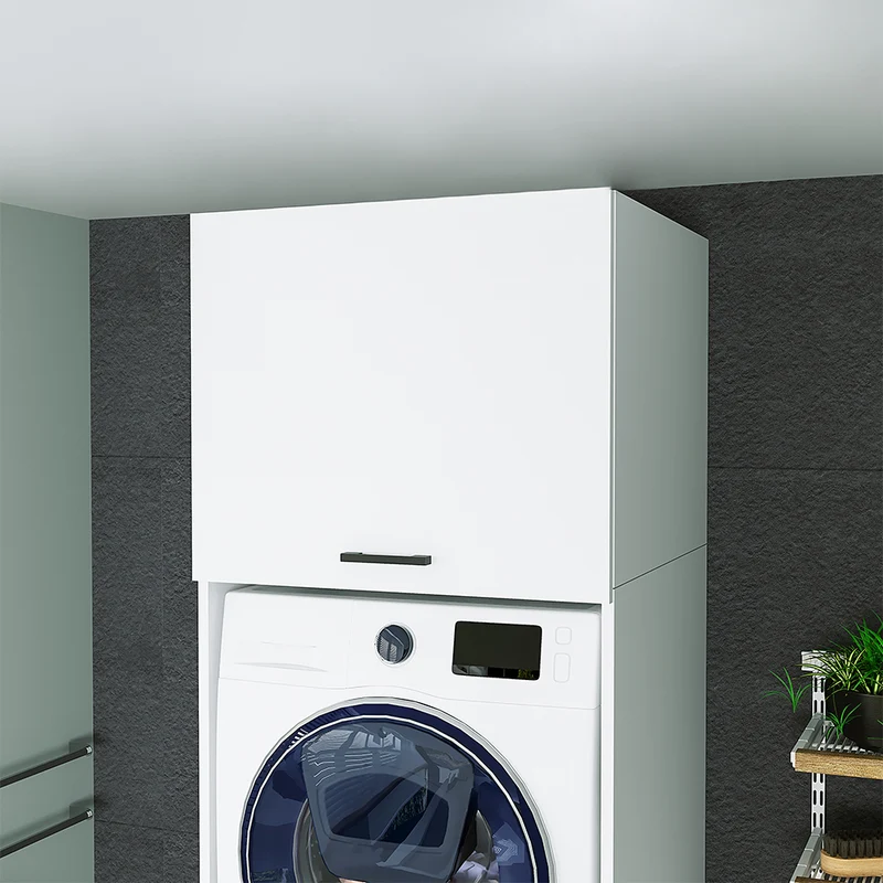 Roomart Aufsatzschrank 67 cm, mit Klappe für den Waschmaschinenschrank, in 2 Farben