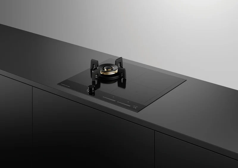 Fisher & Paykel 60cm Series 9 1 Burner + 2 Zone Hybrid Cooktop, 2 SmartZones, LPG