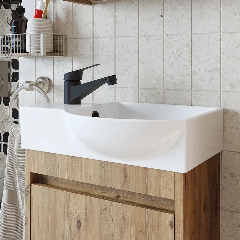 Roomart Waschtischarmatur BT101 & BT102, Einhebelmischer aus Edelstahl, in 2 Farben