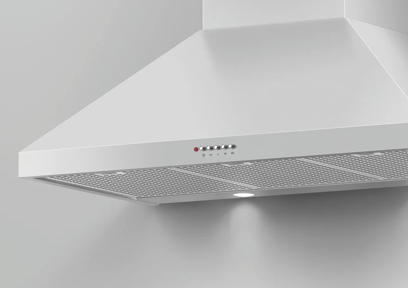 Fisher & Paykel 90cm Series 7 Pyramid Chimney Wall Rangehood