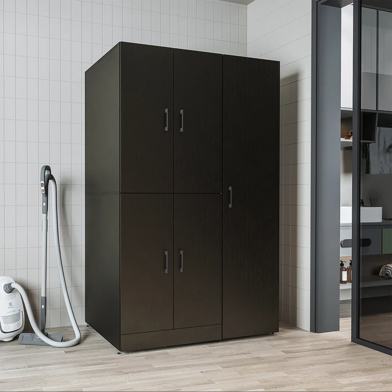 Roomart Waschmaschinenschrank DORA-II, 115 cm, für Waschmaschine und Trockner, in 5 Farben