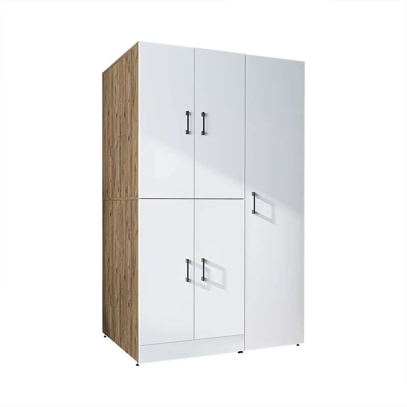 Roomart Waschmaschinenschrank DORA-II, 115 cm, für Waschmaschine und Trockner, in 5 Farben
