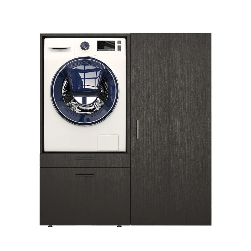 Roomart Waschmaschinenschrank SERIE 2, 127 cm, mit Mehrzweckschrank, in 2 Farben