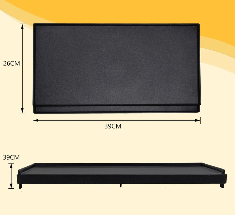 Gaskocher Campingkocher 2-flammig mit Gaskartuschen + 45 x 24 cm Grillplatte