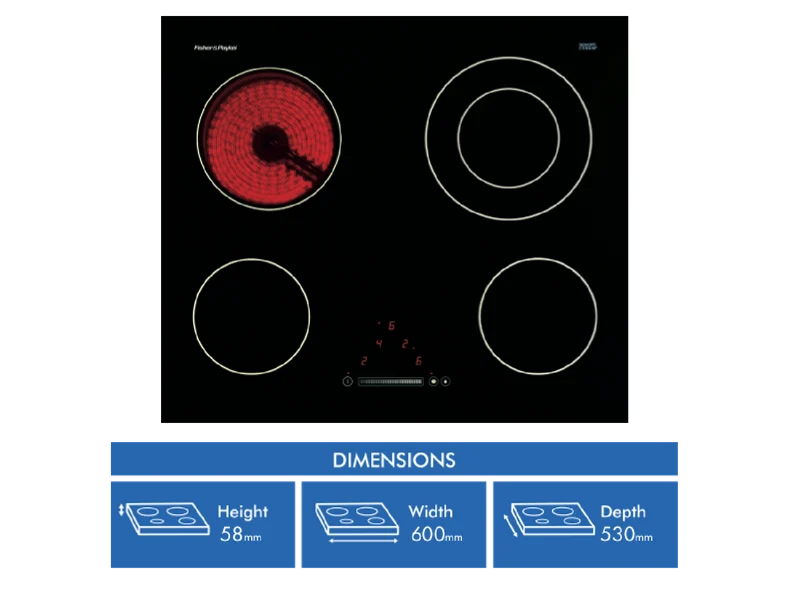 Fisher & Paykel 60cm Ceramic Cooktop