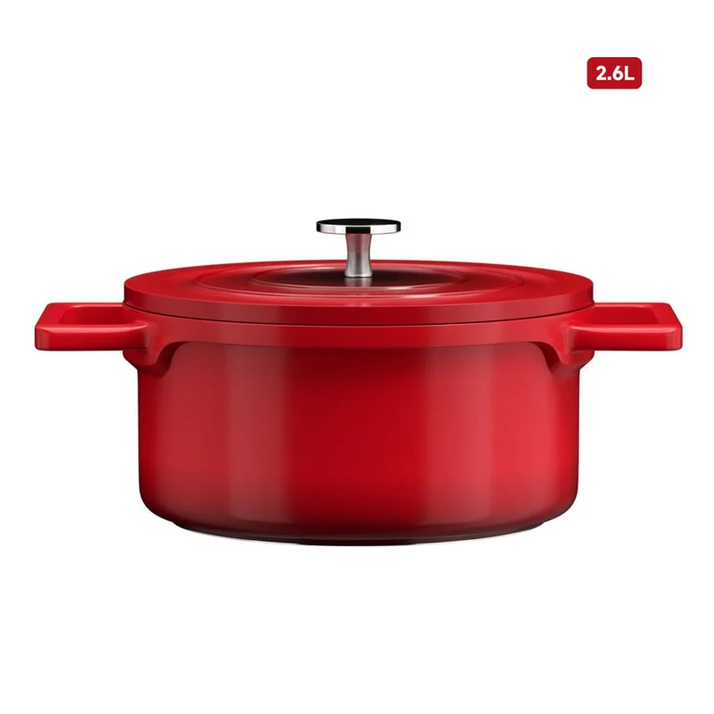 HOMELUX Induktions-Kochtopf aus Aluguss (12/20/24/28cm) mit langlebiger Antihaftbeschichtung