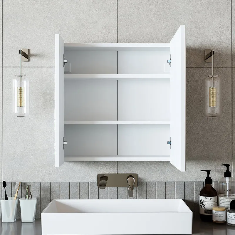 Roomart Badezimmer Spiegelschrank, 60 oder 80 cm, mit Soft-Close-Türen, in 3 Farben