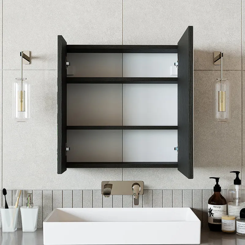 Roomart Badezimmer Spiegelschrank, 60 oder 80 cm, mit Soft-Close-Türen, in 3 Farben