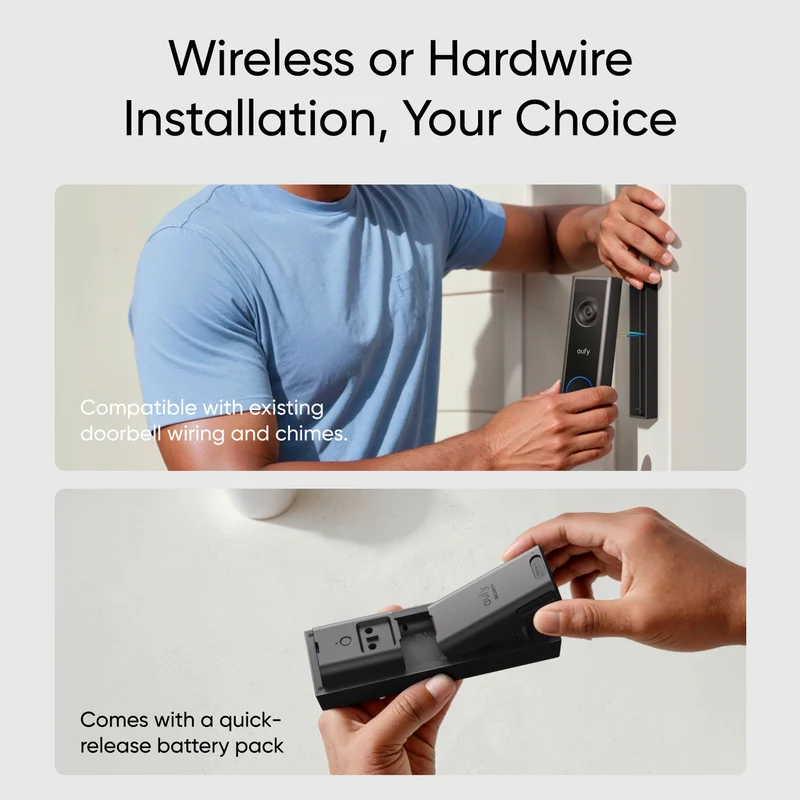 eufy 2K Video Doorbell C31 with Chime (V2)