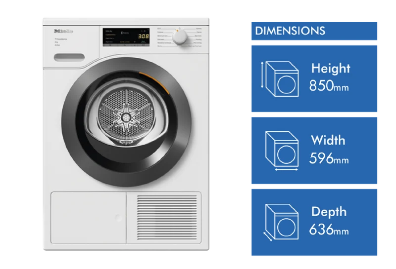 Miele 8kg Heat Pump Dryer