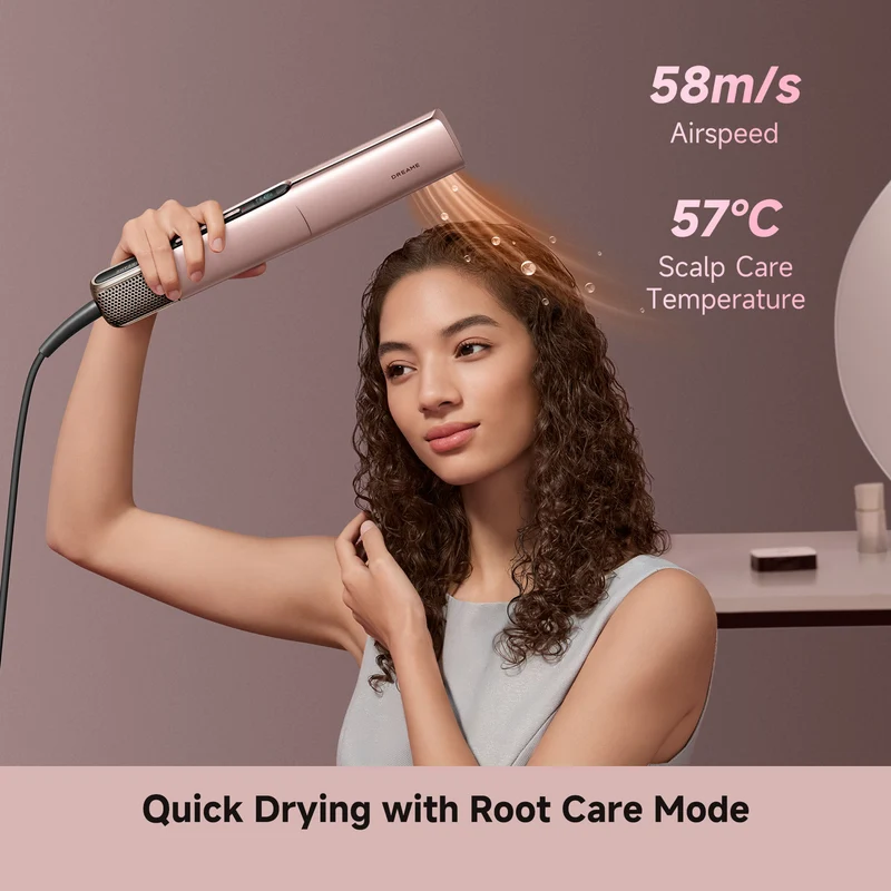 Dreame Aero Straight Pro Hair Straightener Pink Gold