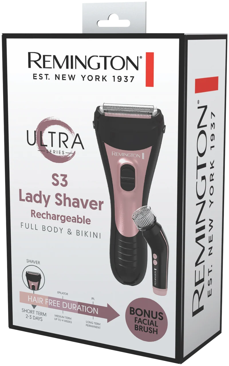 Remington S3 Silky Lady Shaver with Brush