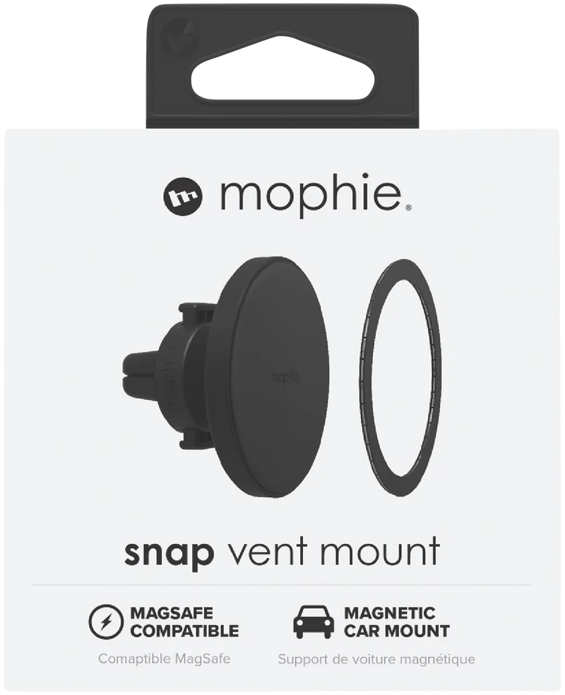Mophie Universal Snap magnetic vent mount Black (Non Wireless)