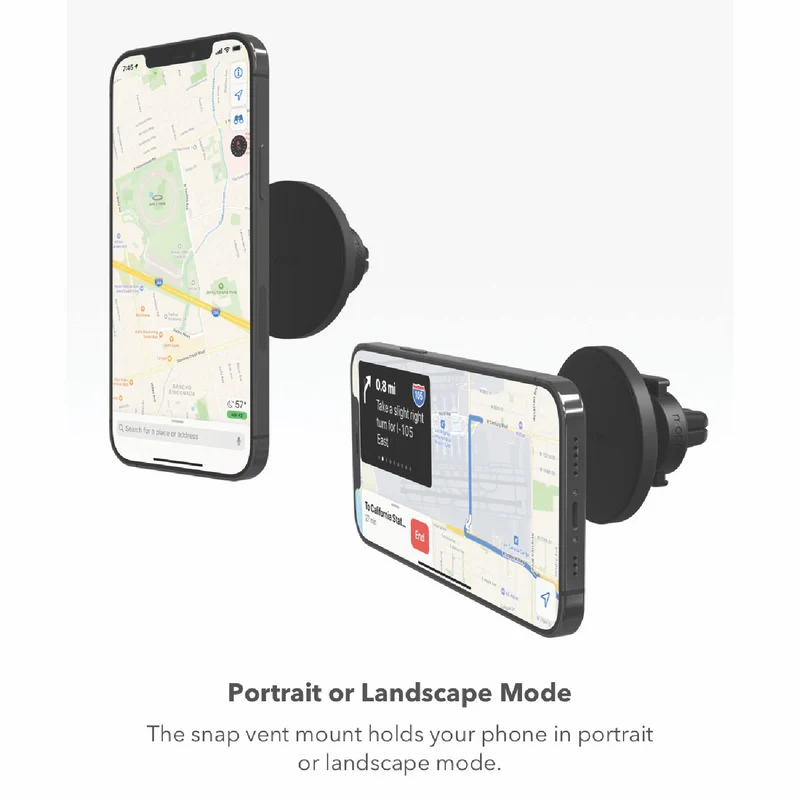 Mophie Universal Snap magnetic vent mount Black (Non Wireless)