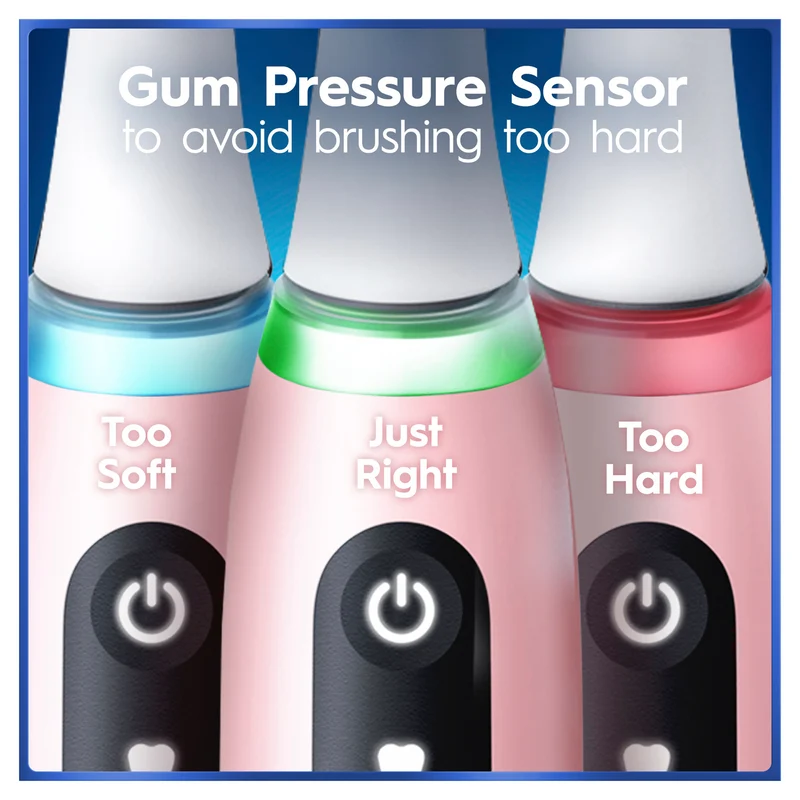 Oral B iO 5 Personalised Clean Electric Toothbrush Blush Pink