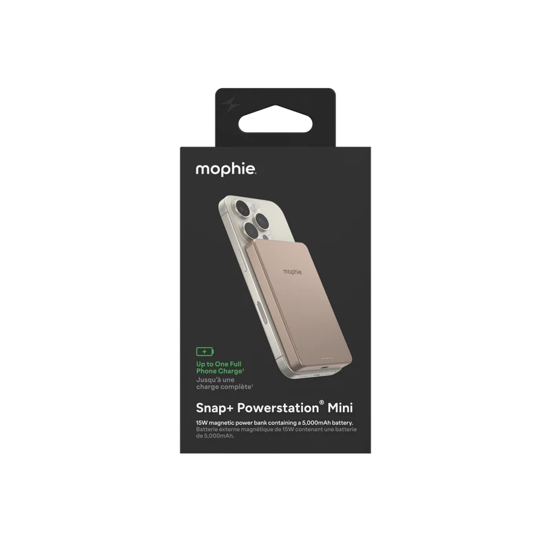 Mophie Snap+ Powerstation Mini 5K Magnetic Desert Titanium