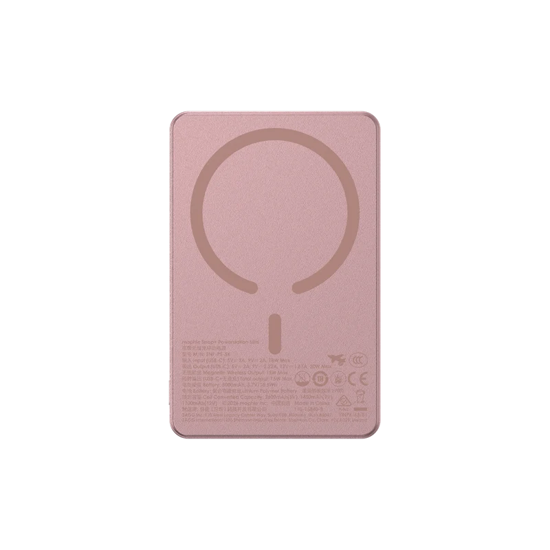 Mophie Snap+ Powerstation Mini 5K Magnetic Rose Gold