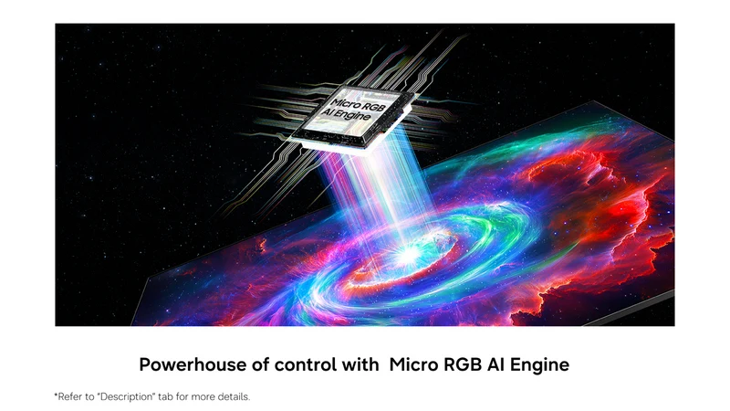 Samsung 75" MICRO RGB R85H 4K Smart AI TV 2026