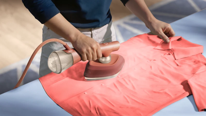 Philips OneTurn Hybrid Iron And Steamer Autumn Leaf