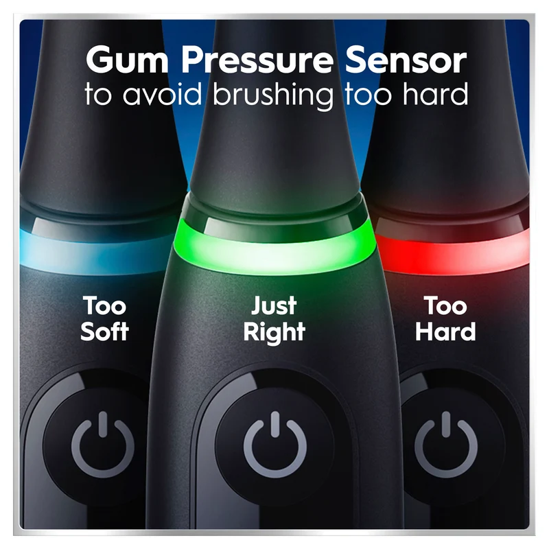 Oral B iO 6 Connected Coach Advanced Clean Electric Toothbrush Black Lava