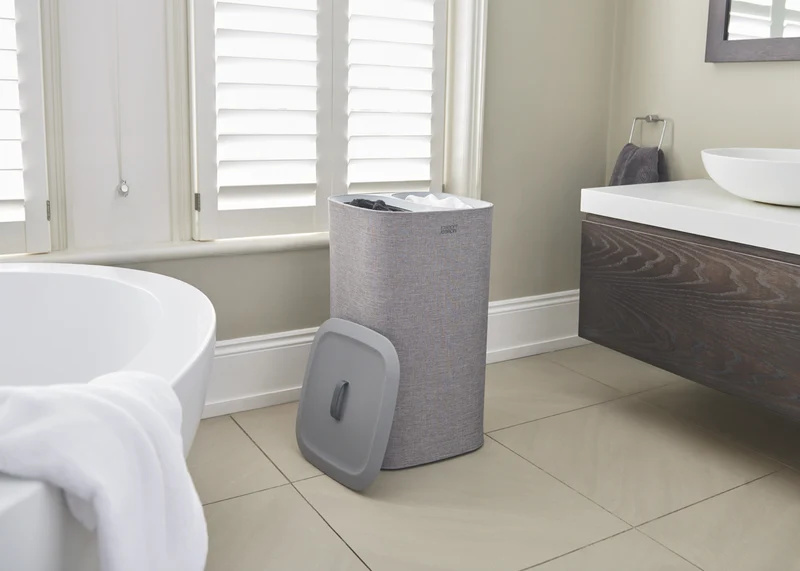 Joseph Joseph Tota 60 Litre Laundry Separation Basket Grey