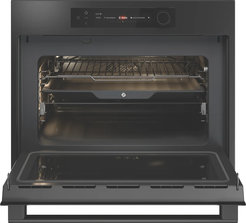 ASKO Craft Frame 45cm Combi Microwave Oven, Graphite Black