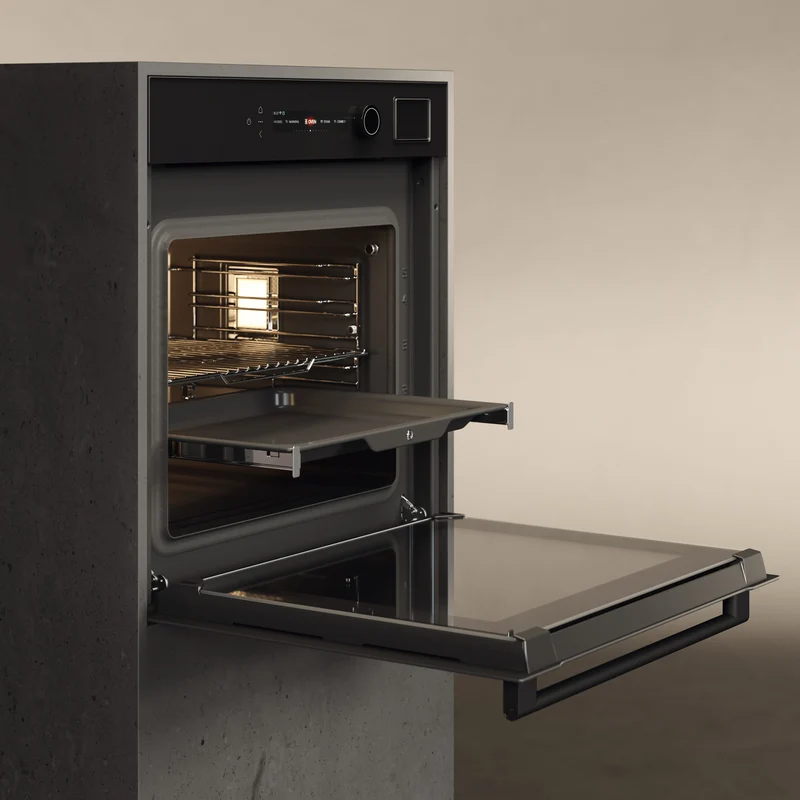 ASKO Craft 60cm Combi Steam Oven, Black Glass