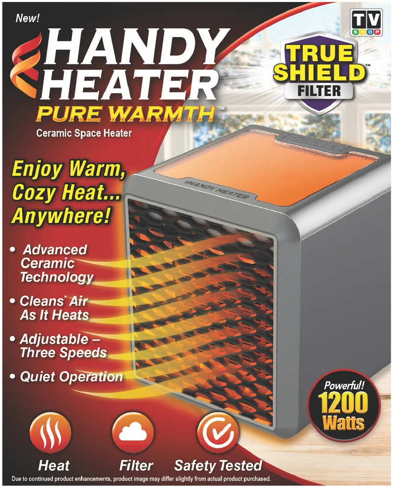 Handy Heater Pure Warmth Ceramic Space Heater