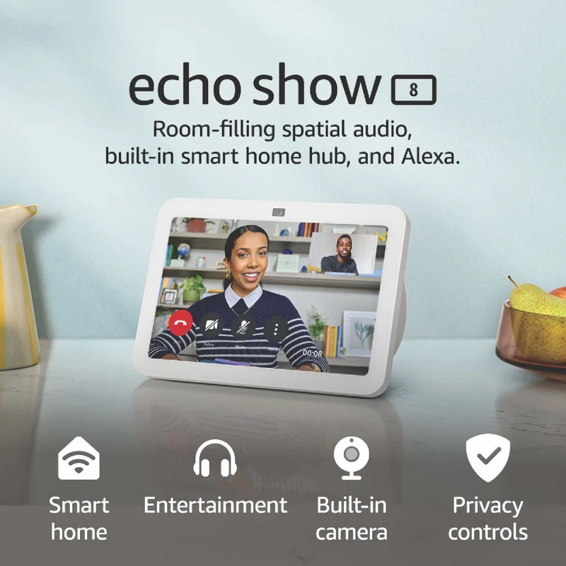 Amazon Echo Show 8 (Gen 3) - Sandstone