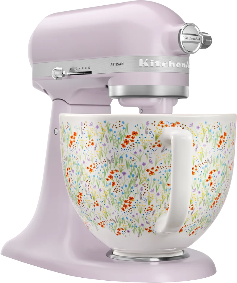 KitchenAid Artisan Stand Mixer Wildflower With ceramic Bowl
