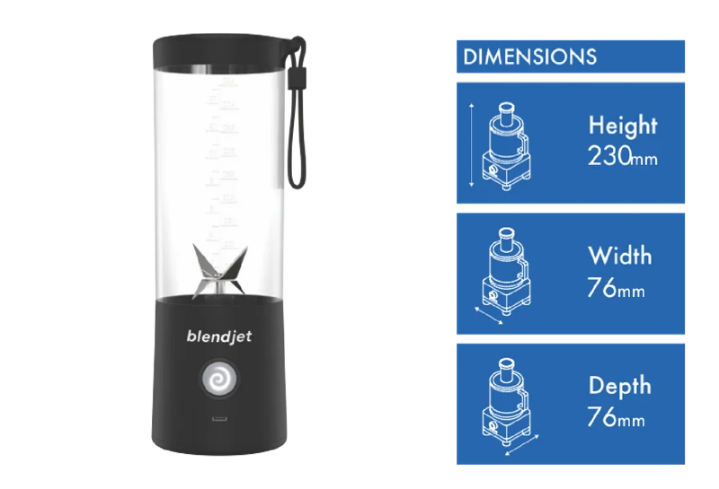 BlendJet Portable Blender - Black